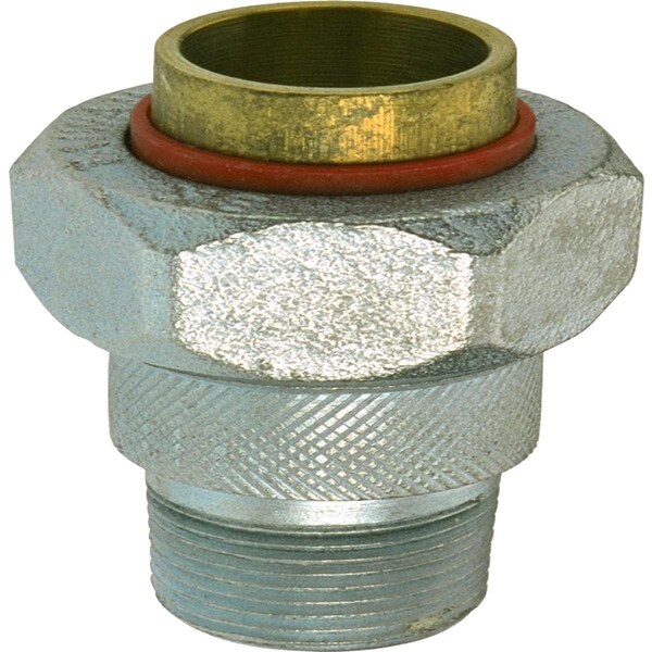 Proline 3/4 In. MIPS x 3/4 In. Copper Sweat Brass Galvanized Dielectric Union 167-004NL - main